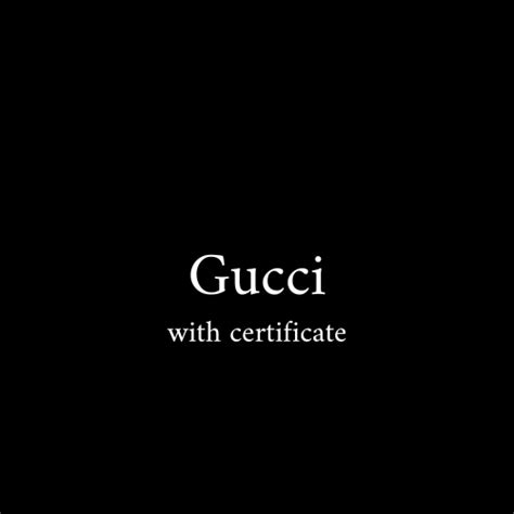 free gucci authentication service.